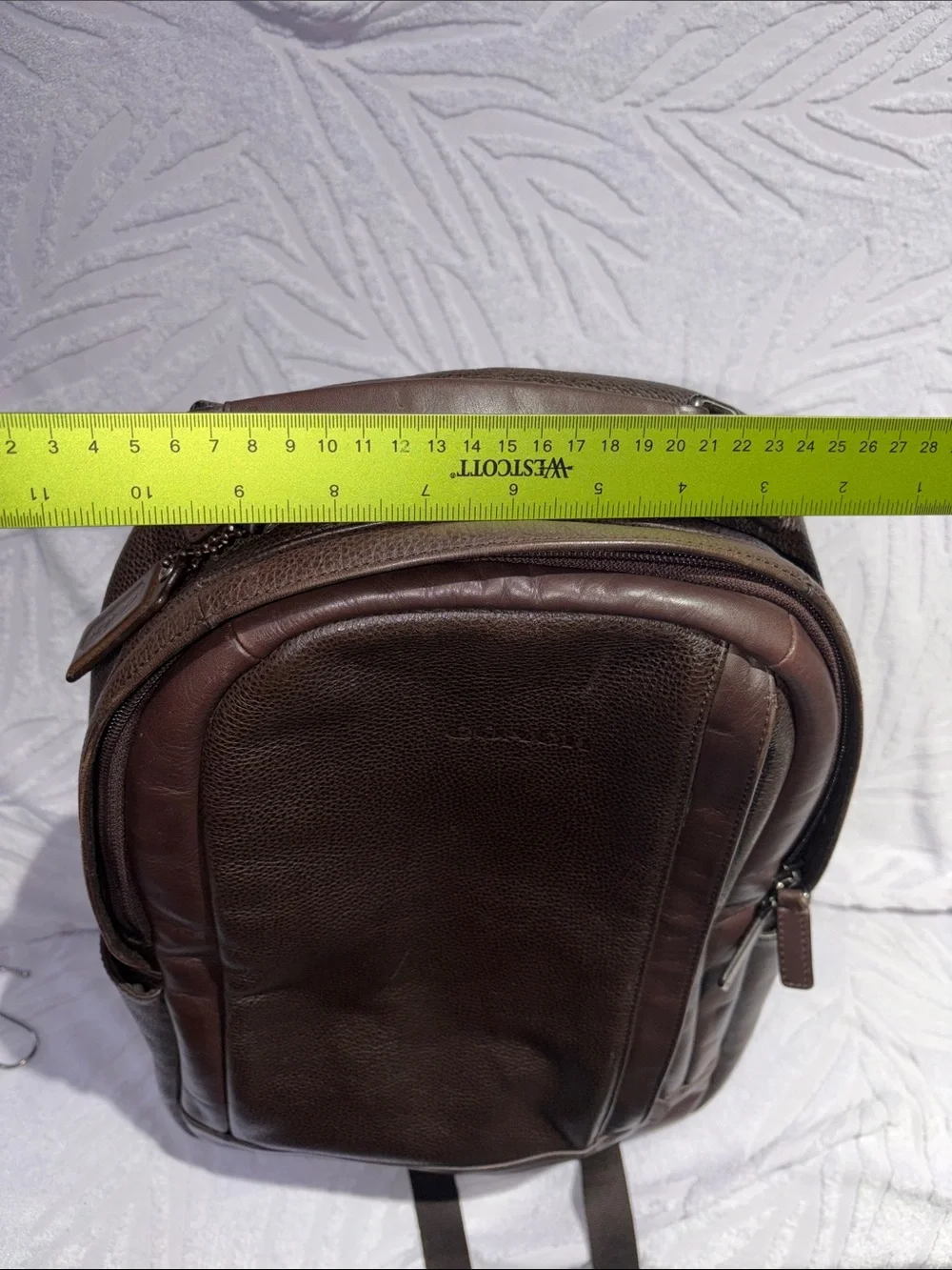 Coach Men’s Leather Backpack in Dark Brown and Brown